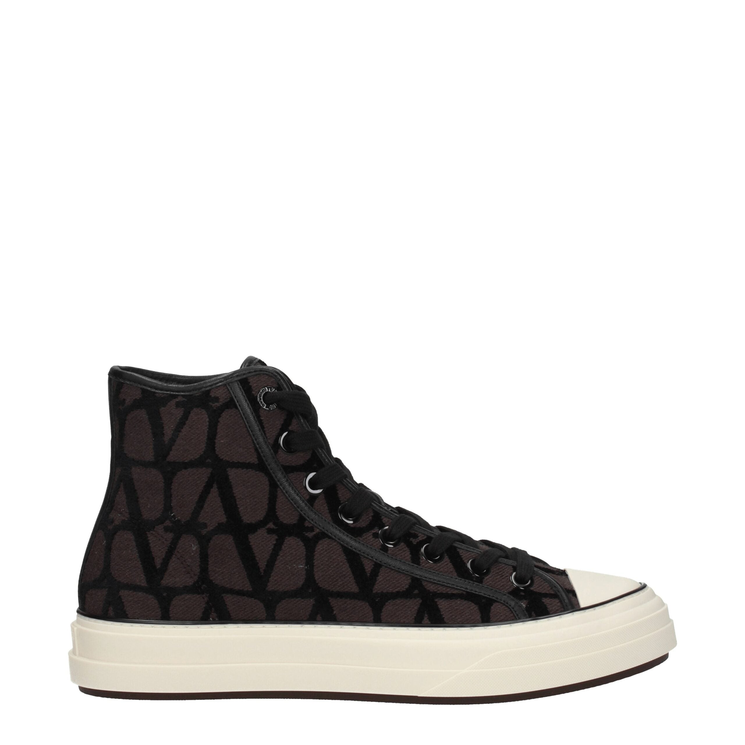 Valentino Garavani Brown Fabric Sneakers